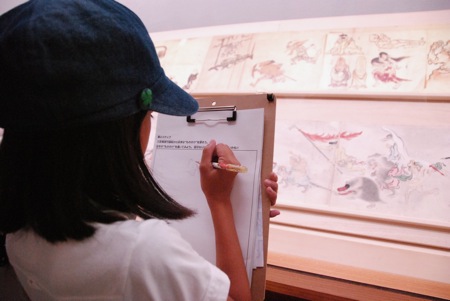 子ども学芸員の旅 作品展